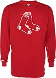 Boston Red Sox Red Primary Logo Thermal Long Sleeve Shirt