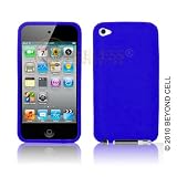 Premium – Apple Ipod Touch 4th Gen Silicon Skin Honey Dark Blue – Faceplate – Case – Snap On – Perfect Fit Guaranteed