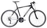 Calvaro Herren Cross Fahrrad Tarpan, Magicblackmatt/Polarweissmatt, 55cm, 55 cm, 28 Zoll, 610236131_