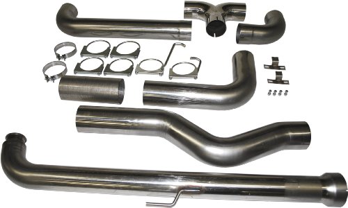 MBRP S8008AL SMOKERS Aluminized Down Pipe Back Dual Side Exhaust System
