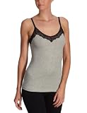Skiny Damen Unterhemd SKINY Motion Lace Women / 1445 Da. Spaghettishirt, Gr. 38, Grau (1625 MELA ...