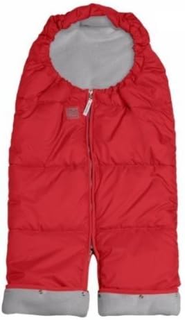 Red Castle Combizip Convertible Cosytoes (Size 2, 6 Months, Red/ Light Grey) by Red Castle