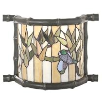 "Bamboo and Birds Wall Sconce" Tropical Light
