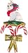 Westie West Highland White Terrier Dogs Candy Cane Christmas Ornament New