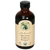Flavorganics Organic Extract, Pure Vanilla, 4-Ounce Bottles (Pack of 2)