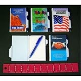 Imprinted Plastic Cover Note Pad with Retractable
