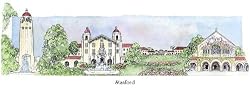 Stanford University - Collegiate Series - 11.5 x 24 Inch Print