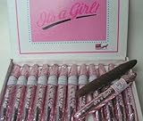 It's a Girl Pink Chocolate Cigars - Box of 24