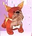 Plush Lou Dog High Society Bull Dog 11 