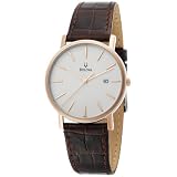 Bulova Mens Strap Calendar Strap Watch #98H51 by Bulova