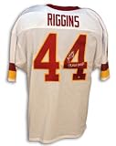 John Riggins Washington Redskins Autographed Throwback White Jersey