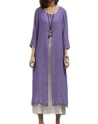 Cotton/Linen Summer Maxi Dress 