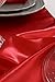 Ling's moment Red Satin Table Runner for Weddings, 12x108 Inch, Pack of 10