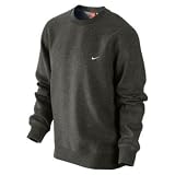 Nike Charcoal Crew Swoosh Sweatshirt
