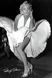 (16x20) Marilyn Monroe in Billowy White Dress, Photo Print Poster