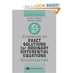 Handbook of Exact Solutions for Ordinary Differential Equations