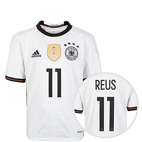 adidas DFB Trikot Home EM 2016 mit Name und Nummer Kinder Marco Reus, 164 – L