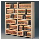 Snap Together Open Shelving Unit Starter Set, Sand Finish, 36w x 88h, 7 Shelves (TNN101995)