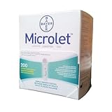 Microlet Lancets Pack Of 200 Colored Lancets