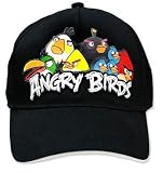 ANGRY BIRDS Kids Boys Licensed Baseball Cap Hat- Black (JoyAve)