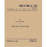 1950 1951 1952 JEEP MILITARY M38 Parts Book List Guide by Jeep