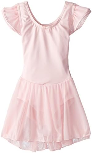 Capezio Girls 2-6x Flutter Sleeve Dress Leotard