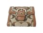 Coach Ladies Mini Signature Compact Clutch Wallet (Brown)