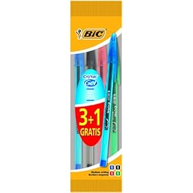 BIC 890048 -Penna gel (Confezione da 4 pezzi, assortiti) BIC 890048 -Penna gel (Confezione da 4 pezzi, assortiti)