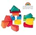 Grimm's Spiel und Holz - 15 Wood Waldorf Building Blocks, Multicolors