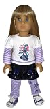 SALE - Diva Rock Top, Skirt, and Leggings. Fits 18