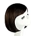 Leiwo Wigs,14 inch(35cm) Short Synthetic Bob Straight Hair Wigs for Cosplay and party-Black