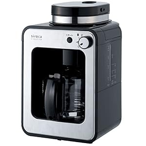 siroca crossline 全自動コーヒーメーカー STC-401 [アイスコーヒー用水量目盛付き]