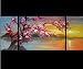 Abstract Art Chinese Plum Blossom Feng Shui Oil Painting