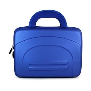 Verizon HP Mini 1151NR Netbook Eva Blue Cube Carrying Case Bag Pouch Cube