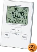 SEIKO CLOCK (セイコークロック) 目覚し時計 グローバル電波時計 トラベラ デジタル ワールドタイム機能 SQ675W