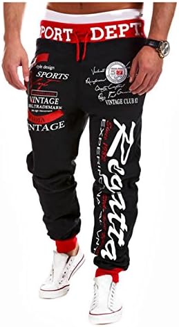 2016 Outdoor Letters Print Sports Basketball Pants Men's Sweatpants Size L