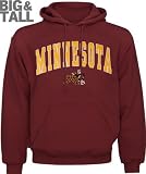 Minnesota Golden Gophers Big & Tall Maroon Mascot One Hooded Sweatshirt