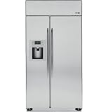 GE Profile PSB48YSX 48 Built-in Side-by-Side Refrigerator with Electronic Dispenser, ClimateKeeper