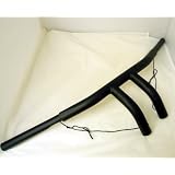 1 1 4 Black Powdercoat Pullback Bar 6 Rise Handlebar Harley & Vulcan Motorcycle -... by Frontier Cycle