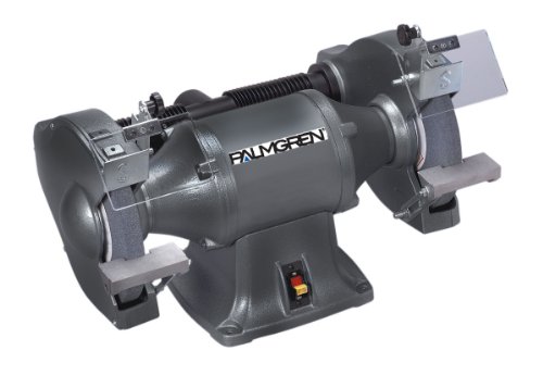 Palmgren 82101 10-Inch 1HP Bench Grinder, Dark Grey/Black