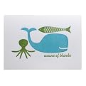 Egg Press Letterpress Printed Cards - "Oceans of Thanks" (Set of 6)