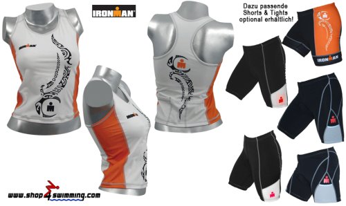 Damen Running & Triathlon Tee Ironman Women Long Tri Top Tattoo-II SZOR
