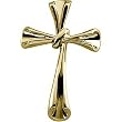 14K Yellow Gold Cross Pendant