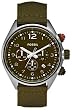 Fossil #CH2726 Men's Brown Dial Flight Chronograph Watch