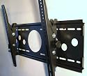 LCD Plasma Tilting Wall Mount Bracket for Sony Bravia, Panasonic, Samsung, LG, Hitachi 37"- 52" Flat Panel Displays--Black