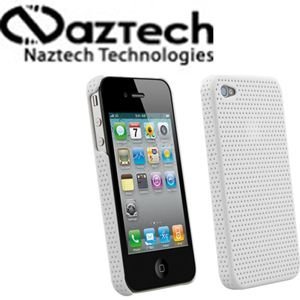 Naztech Aero Snap-On Cover for Apple iPhone 4 - White