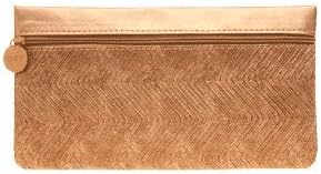 September 2015 Bronze Gold Zippered IPSY Cosmetics Makeup Bag