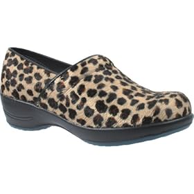 Coronado Safari Leopard Clogs, by Sanita