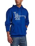 MLB Men's Los Angeles Dodgers Authentic Collection Change Up Long Sleeve Hooded Fleece Pullover (Pro Royal, XX-Large)