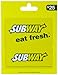 SUBWAY Gift Card $25